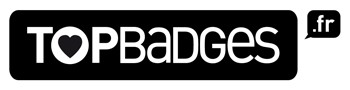 logo topbadges Topbadges.fr - Boutique en ligne de badges déja personnalisés