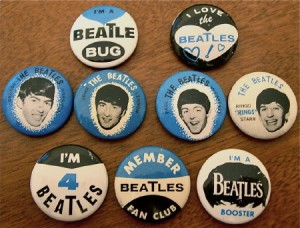 Badge beatles fan Badge beatles fan