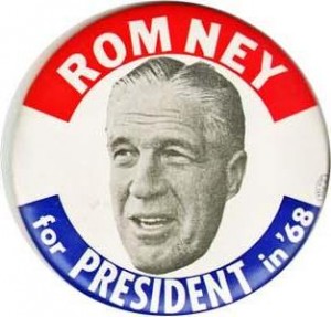 Badge Romney 1968 Badge Romney 1968