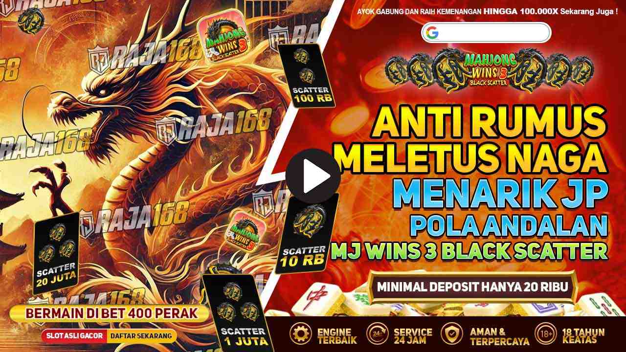 Catat, Ini Panduan Main Mahjong Wins 3 dari RAJA168 yang Terbukti Ampuh