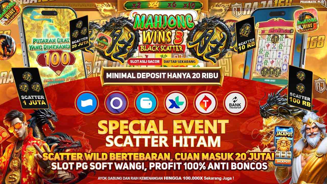 Hapus Kekalahan Para Pemain Mahjong Wins 3 di Tangsel, RAJA168 Berhasil Ciptakan Kemenangan Bagi 10.000 Warganet