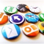 Badges / boutons de chemise Icone Iphone