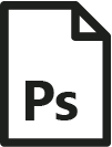 Format Photoshop (PSD) Format Photoshop ( .ps )