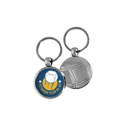 Fabrication de porte-clés rond pétanque 30mm