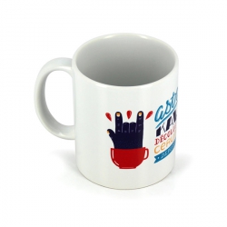 Découvrez nos mug blanc brillant Mug Blanc Personnalisés Impression Couleur