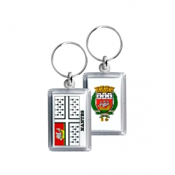Découvrez nos porte-clés rectangle 2 faces 40x25mm Porte Clés Rectangle Personnalisés 25mm x 40mm
