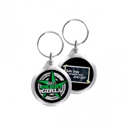 Découvrez nos porte-clés ronds 2 faces 33mm Porte Clés Ronds Personnalisés 33mm
