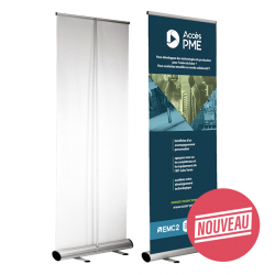Découvrez nos roll-up professionnel Roll-up professionnel personnalisé 85x200cm