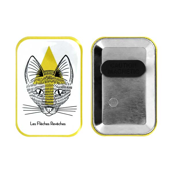 Badges 54mm x 80mm Coins Arrondis & Attache Aimantée Double