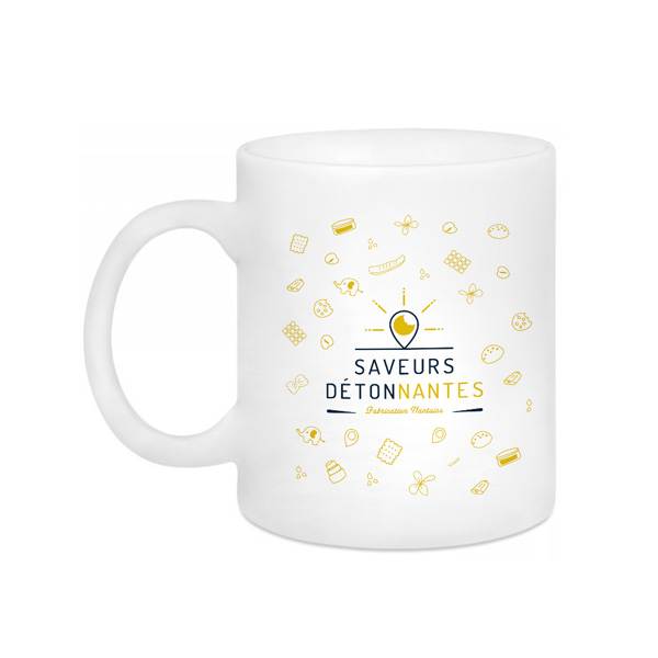 Mug Blanc Personnalisés Impression Couleur