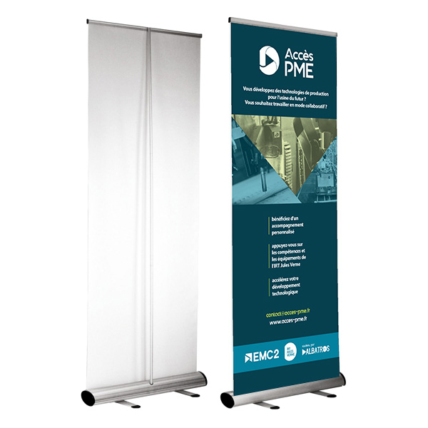 Roll-up professionnel personnalisé 85x200cm