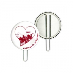 badges avec attache boucle